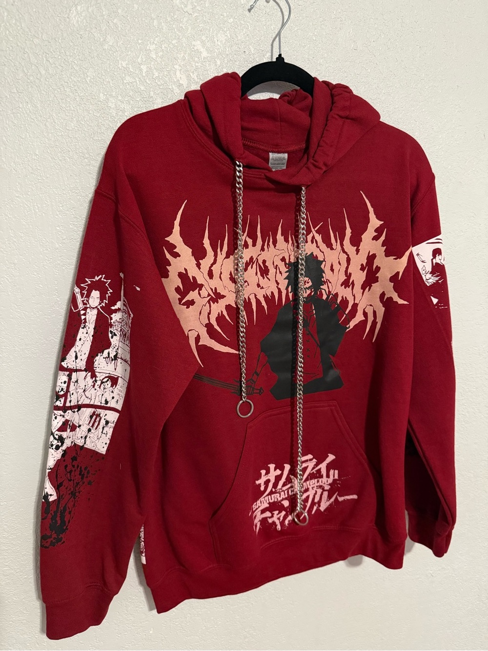 Limited Ghost Supply Sm Samurai Champloo Hoodie w/ Chains